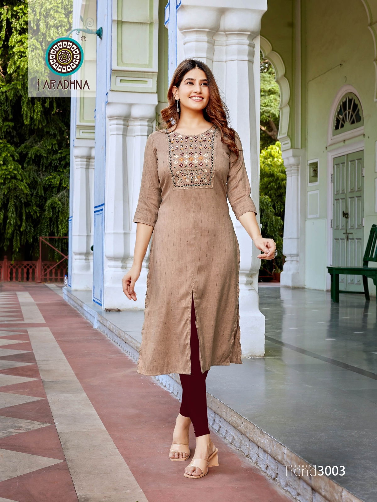 Aradhna Fashion Trend 3 Stylish Fancy Wear Wholesale Designer Kurtis